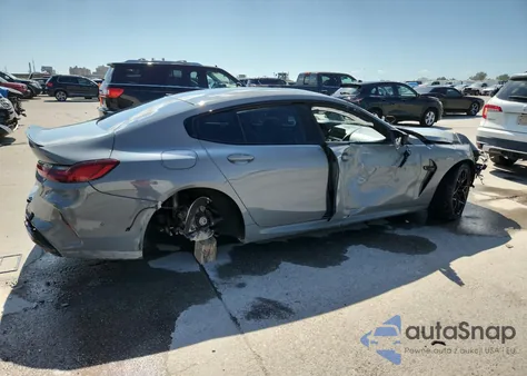 2021 BMW M8 from USA, damaged, VIN WBSGV0C01MCF81438